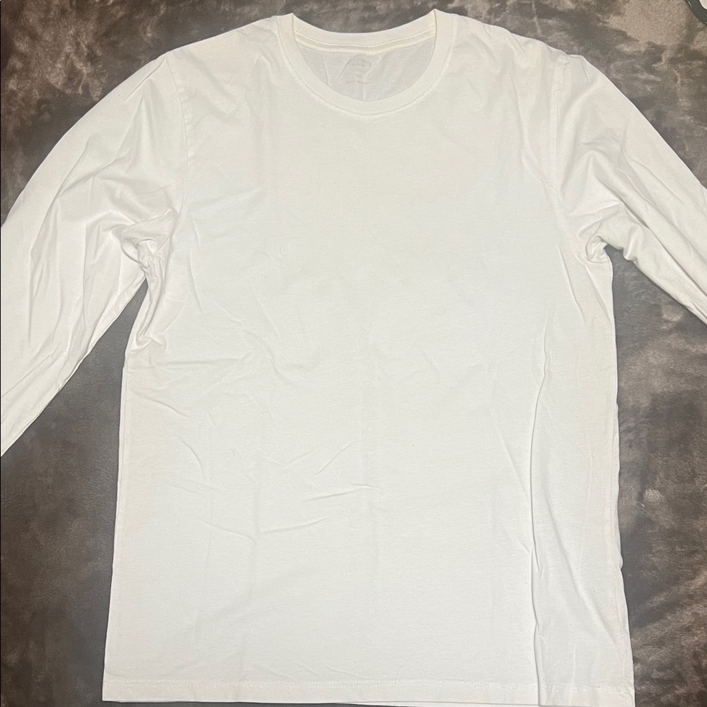 Old Navy White Long Sleeve Tee